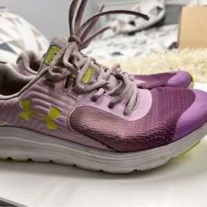 Under Armour Girls Size 6Y Pink Running Shoes Youth Athletic Sneakers